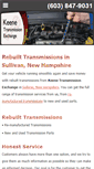 Mobile Screenshot of keenetransmission.com